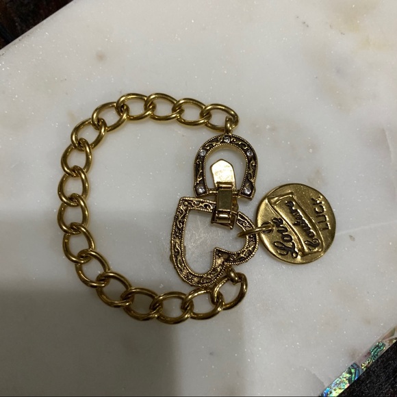 jewelry Juicy Couture gold plated chain link bracelet - Picture 8 of 16